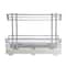 Household Essentials Glidez Chrome 2-Tier Cabinet Organizer